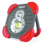 Nebo Tango - Arbeitslicht Taschenlampe mit 1000 Lumen - Dual Light mit Power Bank - Aufladbare Spot- und Arbeitsleuchte - 2600mAh Power Bank, Turbo-Modus und 180o drehbarer Arm - Werkstatteinrichtung