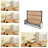 WallBedKing Schrankbett WallBedKing Schrankbett – Platzsparendes Vertikales Wandbett 200 cm 200 cm