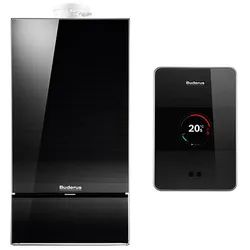 Gasbrennwertgerät GB182i, 14kW, Buderus, ohne Speicher, TC100, Erdgas E, schwarz