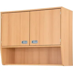 Hängeschrank über Garderobenablage