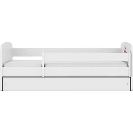 raumhirsch furniture Kinderbett 80 x 180 cm Holzwerkstoff weiß