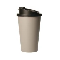 Bio Kaffeebecher Mehrwegbecher Premium Deluxe, 0,35 Liter 11173820-00000 , 1 Stück, Farbe: haselnuss