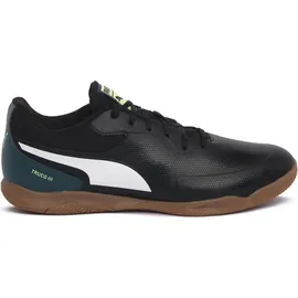 Puma Truco III Indoor Fußballschuhe Herren Weiß/Schwarz/Braun 41