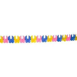 Bunte Babyshower Party Girlande 6m - OS
