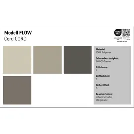 Cotta Big-Sofa COTTA "Megasofa, Flow, Breite 222 cm", toffee, B:222cm H:89cm T:102cm, 100% POLYESTER, Sofas, Big-Sofa, wahlweise mit Bettfunktion