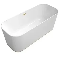 Villeroy & Boch Finion freistehende Badewanne 177FIN7A2BCV201 170x70cm, Design-Ring, Schürze Colour on Demand, weiß, champagne