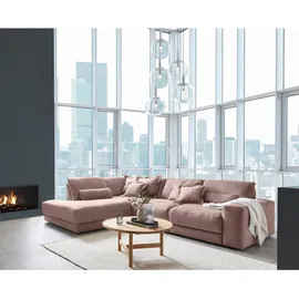 Livetastic Ecksofa, Metall, 3-Sitzer, Ottomane links, L-Form, cm, Reach, Goldenes M, Made in EU, Oeko-Tex® Standard 100, FSC Mix, Lederauswahl, Stoffauswahl, Wohnzimmer, Sofas & Couches, Wohnlandschaften, Ecksofas