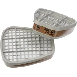 Filter und Kombinationsfilter -  organische Dämpfe und Gase (Siedepunkt über 65°C) / 6055 A2 EN143:2000