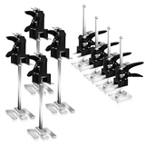Izrielar Arbeitssparender Armheber 8 Stück, Montagewerkzeug Hebewerkzeug 30cm Höhenregler Bis Zu 240 KG, Handhebewerkzeug, Tür- und Holzplatten-Hebebühne