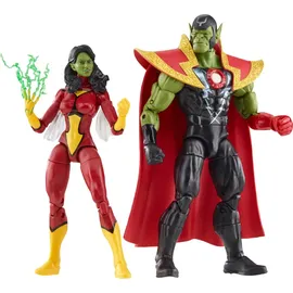 Hasbro Skrull Queen & Super-Skrull Actionfigur 15 cm - Rot/Mehrfarbig
