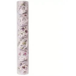 Dekoration - Set aus Eiern, 6 cm - 6 Stück