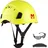 mustbau Sicherheitshelm-Set - Schutzhelm mit Schutzbrille, Verstellbarer Kopfriemen von 53 bis 63 cm