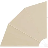 VidaXL Balkon Sichtschutz Beige 140 x 140 cm Stoff