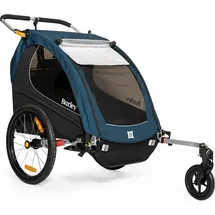 BURLEY Encore X Kinderanhänger blau/silber