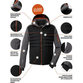 KILLTEC KSW 72 MN SKI JCKT Skijacke Schwarz XL
