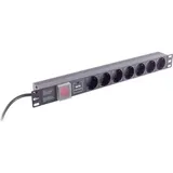 S/CONN maximum connectivity Steckdosenleiste 2 m Schwarz 7 St.