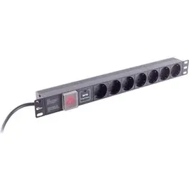 S/CONN maximum connectivity Steckdosenleiste 2 m Schwarz 7 St.