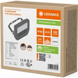 LEDVANCE Außenstrahler Aluminium 17 W 2400 lm inkl. Bewegungsmelder weiß