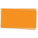 NEU Transparentpapier Extrastark 115g/qm, 50 x 61 cm, 1 Bogen, Orange