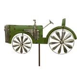 DanDiBo Ambiente Gartenstecker Traktor XL 135 cm Grün