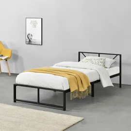 [en.casa] Meran 90 x 200 cm Schwarz