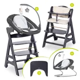 hauck Beta Plus Dark Grey 5-tlg. Newborn Set Deluxe,