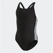 adidas Athly V 3-Streifen Badeanzug Schwarz 116