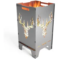 MOCAVI Edelstahl Feuertonne Deer 73 cm | 3 mm V2A