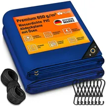 tillvex Abdeckplane 400 x 800 cm Blau