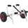 vidaXL Kajak-Trolley Klappbar 45 kg Aluminium Schwarz