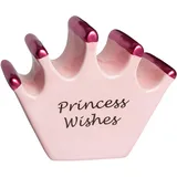 alles-meine.de GmbH große Spardose - Motivwahl - Krone - 20 cm - mit Verschluss - stabile Sparbüchse - aus Keramik/Porzellan - für Kinder & Erwachsene/Sparschwein/lustig wi..