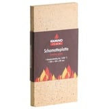 Kamino Flam Kamino-Flam 333301 Schamotteplatte - hitzebeständig bis 1250 Grad , 250x124x20 mm ,,