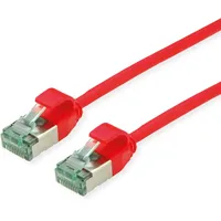 Roline RM U/FTP DataCenter Patchkabel Kat.6A (Class EA), Slim, rot, 0,3 m