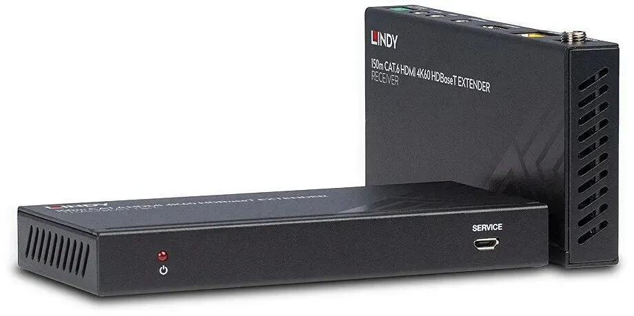 Lindy 38217 Audio-/Video-Leistungsverstärker AV-Sender & -Empfänger Schwarz