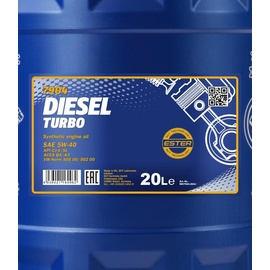 Mannol MN Diesel Turbo 5W-40 20 L