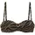 Bruno Banani Bügel-Bandeau-Bikini Damen Schwarz/Gold 42 Cup A