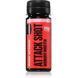 Body Attack ATTACK Shot Förderung der sportlichen Leistung mit Koffein Geschmack Grapefruit 60 ml