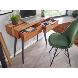 FineBuy Konsolentisch 90 x 36 x 78 cm Braun