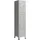[en.casa] Schließfachschrank Stahl 180x38x45 cm Grau 5 Türen abschließbar