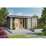 Lasita Maja Gartenhaus Brighton 5,40 x 3,90 m Grün