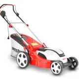 Elektro Rasenmäher 46 cm Schnittbreite 230V 1800W Motor Hand Mulch Mulcher Hecht