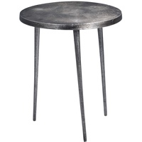 M2 Kollektion Casandra 1 Couchtisch/Beistelltisch/Tischset, Metall, grau, Durchmesser 40cm,
