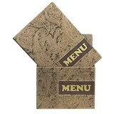 Securit Design Range Menükartenbox mit 10 Karten im A4-Format mit je einem doppelseitigem Einleger, Paisleymuster