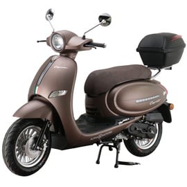 Alpha Motors Cappucino 50 ccm 2,99 PS 45 km/h mattbraun inkl. Topcase