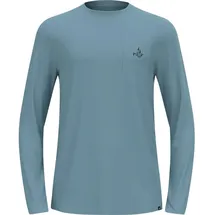Odlo Merino 200 Pocket Langarm-baselayer Blau XL