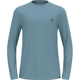 Odlo Merino 200 Pocket Langarm-baselayer Blau XL