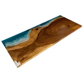 xlmoebel Esstisch 221 x 75 x 91 cm braun