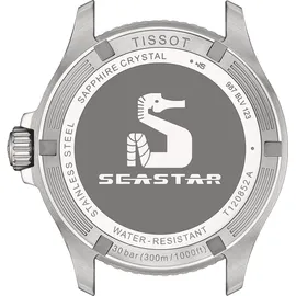 TISSOT T120.852.11.051.00 Unisex Taucheruhr Seastar 1000 GMT Schwarz/Grün