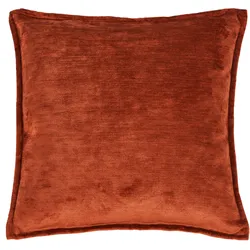 Kissenbezug DONE. "Fame", orange (rust), B:60cm H:1cm L:60cm, Polyester, Polyester, Kissenbezüge, Hohe Lichtreflektion