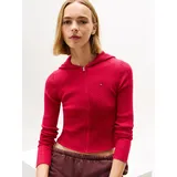Tommy Hilfiger Strickjacke in Ruby Rhubarb M